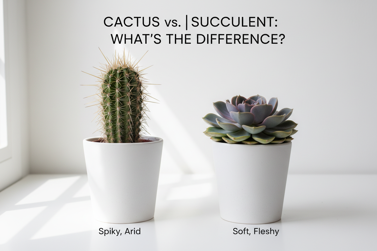 Cactus e succulente: qual è la differenza? (Spoiler: non sono la stessa cosa)