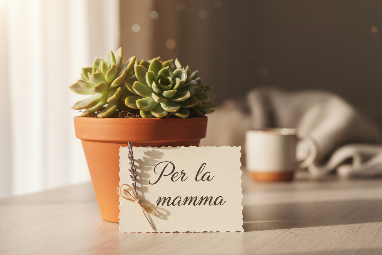 Regali per la mamma che ha già tutto (ma non una pianta con questa frase)